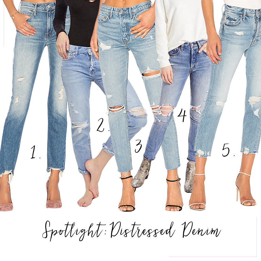 Good store distressed jeans